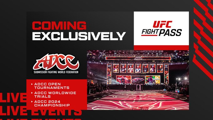 ADCC moves to UFC Fight Pass